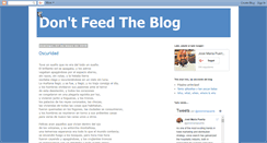 Desktop Screenshot of dontfeedtheblog.com